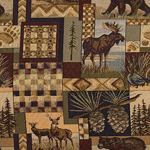 Heartland Fabrics Standard 16-85 Wild Life Fabric